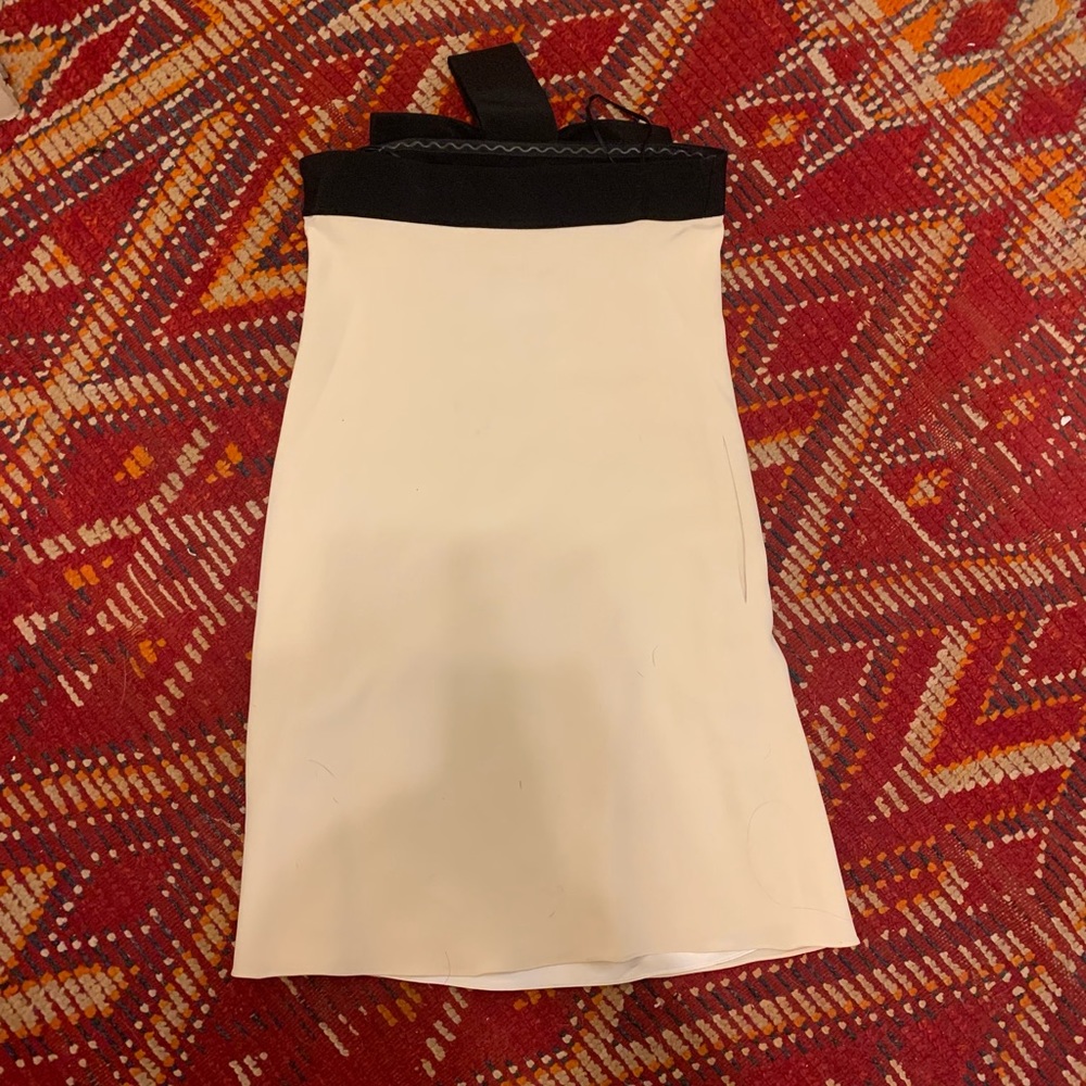 Vintage Jay Godfrey white mini dress with bow
